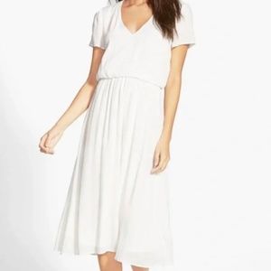 WAYF Blouson Midi dress